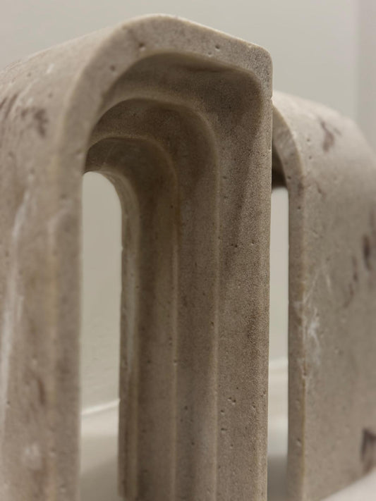 Decorative Natural Stone Bookends Set